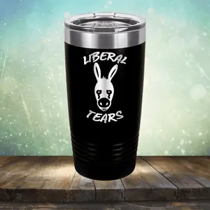 Liberal Tears Donkey - Laser Etched Tumbler Mug