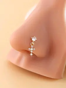 Women's Stainless Steel Nose Stud Jewelry, Nose Ring Jewelry, Body Jewelry, Sexy Design for Daily Wear & Piercing Decoration, All-Season Fashion Accessory