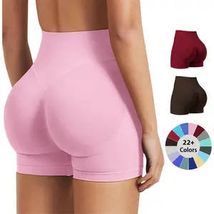 New Women’s High-Waisted Seamless Yoga Shorts – 3-Inch Butt-Lifting Tight-Fit Gym Workout Shorts New Women’s High-Waisted Seamless Yoga Shorts – 3-Inch Butt-Lifting Tight-Fit Gym Workout Shorts