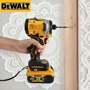 DEWALT DCF850 20V Brushless 1/4" Hex Impact Driver, 140Nm High Torque with Built-in LED Work Light for Workshop, Home DIY & Automotive Repair Jobs