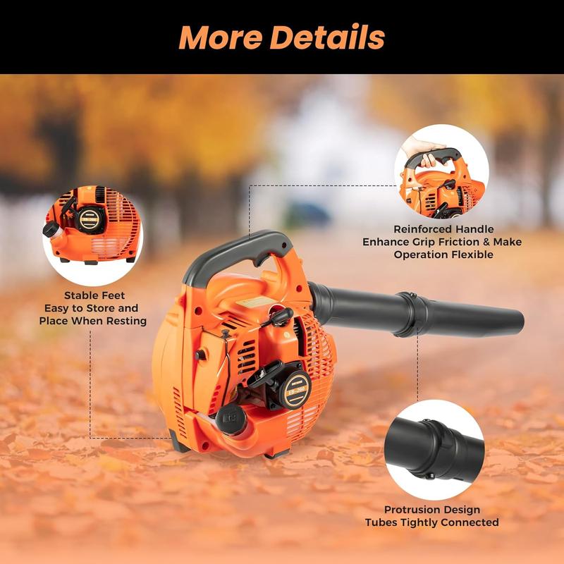 Handheld Gas Leaf Blower For Lawn Snow Removal Powerful Backpack Blower For Outdoor Use home essentials