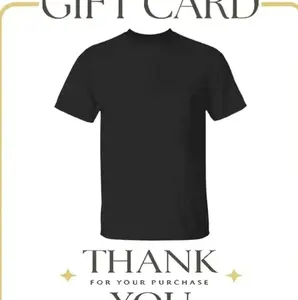 Gift Card Shirt, Thank You for Your Purchase Tee, Customer Appreciation T-Shirt