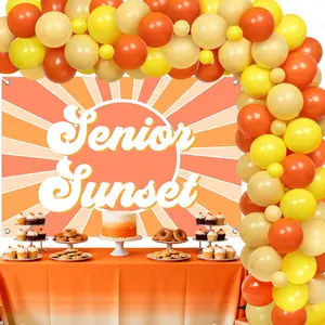 Senior Graduation Balloon Arch Kit 2026 Banner & Party Decor for High School & 8th Grade Celebration