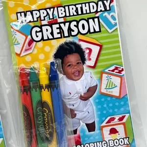 Mini Coloring Book Party Favors