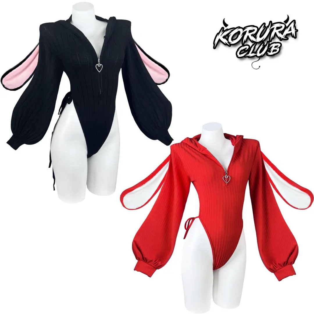 KORURACLUB Women's 2-Pack Fuzzy Bunny Suit Set - Halloween Rabbit Ears  Costume, Long Sleeve Anime Style Dresses, Pink Cosplay Underwear, Plus Size  Lingerie, Comfortable Knitwear, Women's Clothes, Clothes, Accessories -  TikTok Shop
