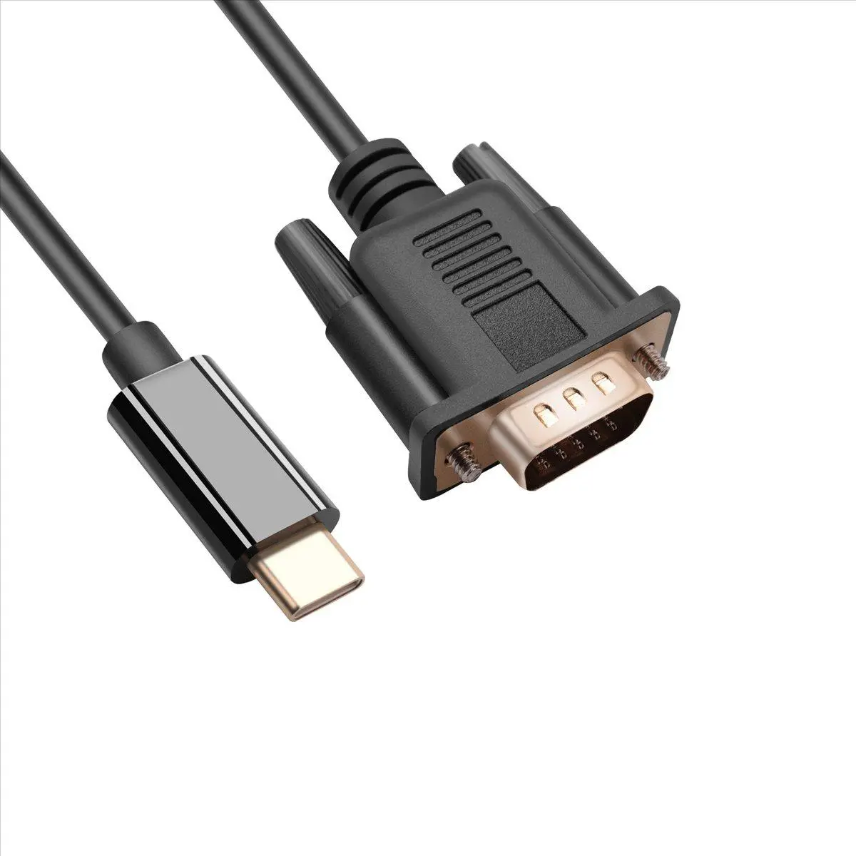 USB C to VGA Cable 5.9 Feet/1.8M, USB Type C to VGA Cable, Suitable for USB 3.1 Devices-Suitable for HP, Etc.