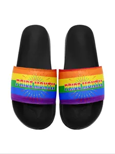 Casual Comfortable Stylish Slippers for Beach, Pool, Casual Wear, and Pride Month Events, Walking Shoes