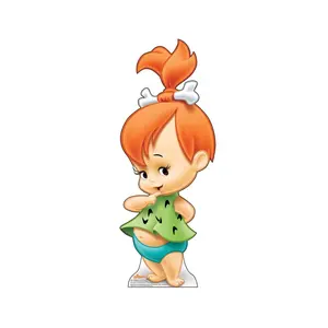 212 MAIN Flintstone Pebbles Cardboard Cutout Standup - Advanced Graphics 2891, 30x11 in, Party Decor, Photo Prop, Unique Gift, Design-Focused Home Decor Accessory with Stand-Up Easel