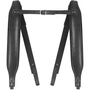 Accordion Straps, Adjustable Harness  Belts Straps, Thickened Synthetic Leather Acordeon Strap for Adults Teens Professional Player Beginner 25 31 34 37 41  12 60 120 Bass Accordions