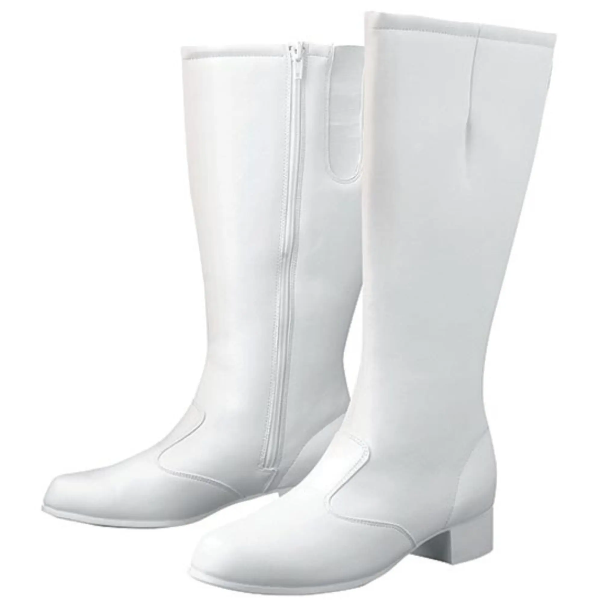 DINKLES Holly Women's Marching Band Boots, Medium Width, White