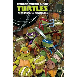 USED-Teenage Mutant Ninja Turtles: New Animated Adventures Omnibus, Volume 1 by Byerly, Kenny (Paperback)