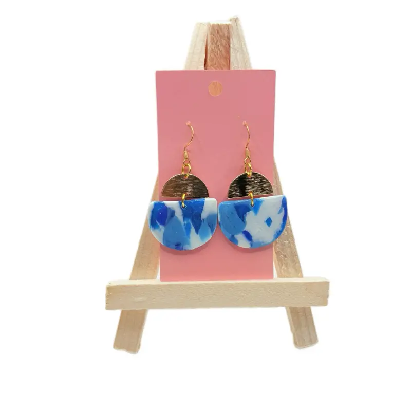 Devine Clay Eclectic Heat Ocean Dangles