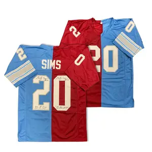 Limited Edition Split Jersey Signed by Billy with Heisman Stats & Rookie of the Year Certificate of Authenticity Unique Design for Fans and Collectors