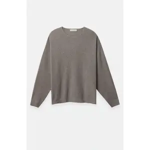 Fear of God ESSENTIALS Men's Homestead Heather Waffle Knit '90s Crew Neck Sweater