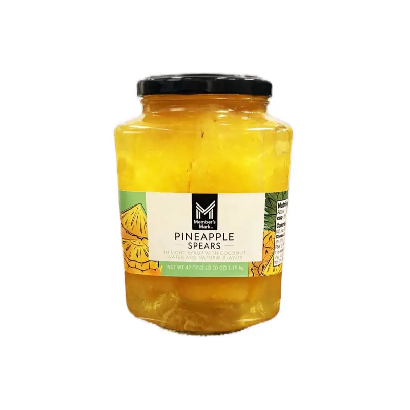 Pineapple Spears in Coconut Water, 42 oz Instant Food