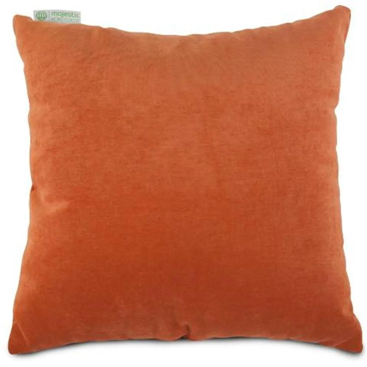 Majestic Home Orange Extra-Large Soft Padded Comfy Cushion Pillow - Decorative Cushion Cover, Soft-Touch Design, Ideal for Bedding Use, Comfy Cushions