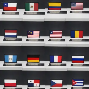 World Country Flags Tactical Morale Patch 2x3 Inch Sublimation