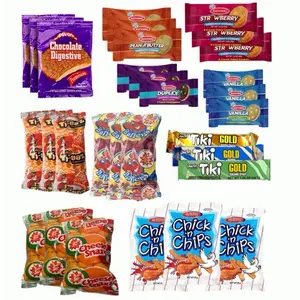 Snack Pack 30 Piece Jamaican Trini Bajan Snacks Exotic Caribbean Snacks Chocolate Digestive Ti-gaz Duplex Tiki chick n chips Sandwich Cookies Red Ballers Cheese Snax