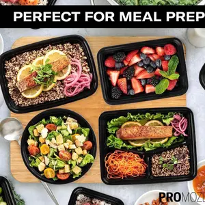 Handheld Reusable Plastic Food Storage Containers with Covers, 6-Pack Kitchen Utensils for Convenient Food Preservation