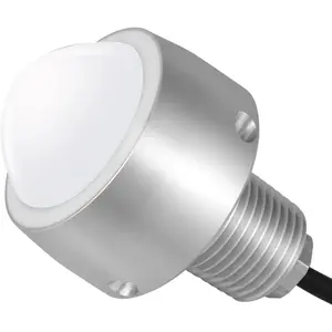 IP68 Waterproof 1/2" NPT Underwater Boat Drain Plug LED Lights, Brilliant Illumination Quick Install Waterproof Underwater Marine Lighting (White)