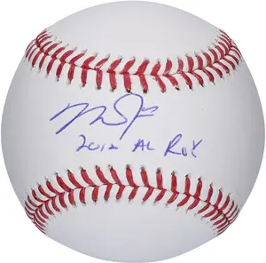 Mike Trout Los Angeles Angels of Anaheim Autographed Baseball with 2012 AL ROY Inscriptions - Memories - Memories - Fanatics Authentic Certified