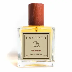 V' Alayered - Citrus & Floral Perfume with Oakmoss and Patchouli, Luxurious Unisex Fragrance in an Elegant Bottle