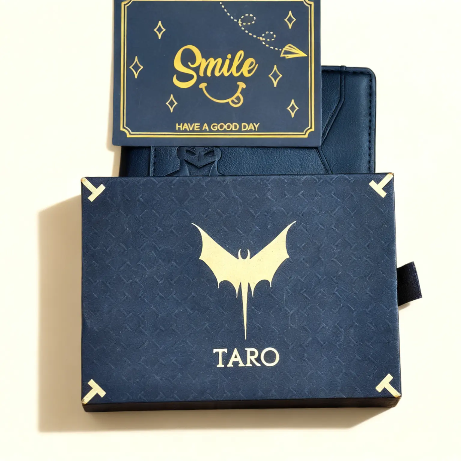 Rotrozy‘s RFID Wallet with Cash Slot - Gift Box Version Provided - Bat ID Personalized PU Leather - Ideal Gift for Christmas, Thanksgiving, Birthdays, Mother's Day, Father's Day