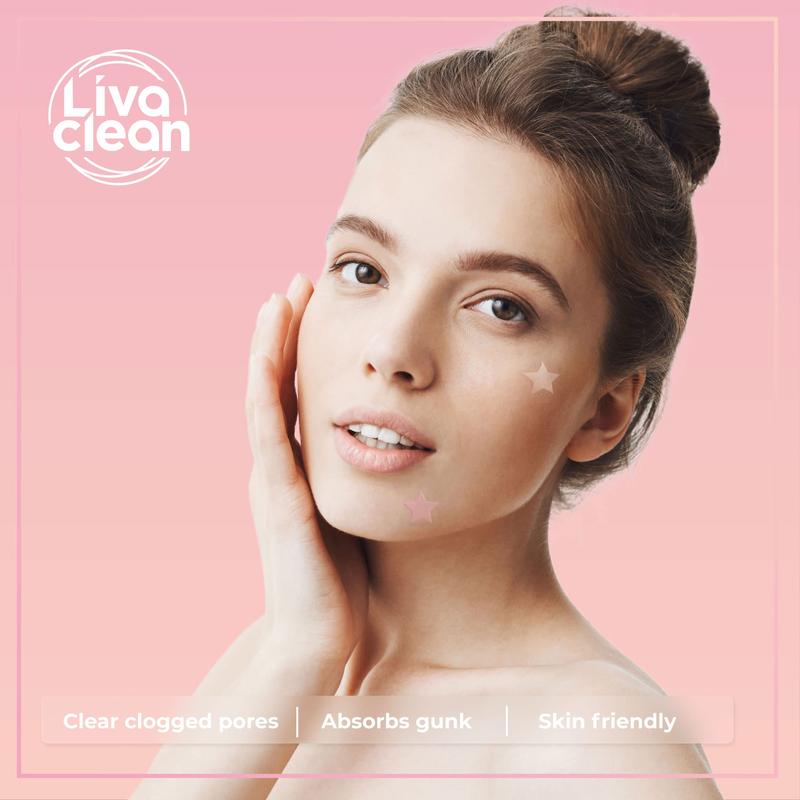 LivaClean 240 CT Star Pimple Patch - w/Salicylic Acid & Tea Tree Oil - Pink & White Acne Patches Star - Pimple Patch Cute - Cute Pimple Patches - Star Pimple Patches for Face - Star Pimple Patches Skincare Blemish