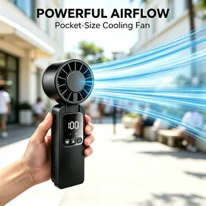 【SummerWins】Portable Handheld Fan 6000mAh, High Speed Foldable Fan with 199 Speeds, Rechargeable Mini Fan for Summer Travel, Outdoor, Vacation Essentials, summerwins