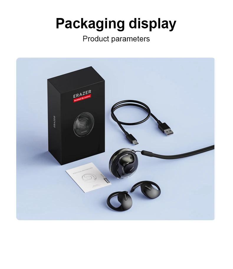 Erazer X15 Pro Open Ear Ergonomic Ear-Hook Earbuds, Immersive True Wireless Bluetooth Stereo Headphones with Mic, Rechargeable Touch Control Waterproof Earphones for Sport, Gym, Music, Gaming Erazer X15 Pro Open Ear Ergonomic Ear-Hook Earbuds, Immersive True Wireless Bluetooth Stereo Headphones with Mic, Rechargeable Touch Control Waterproof Earphones for Sport, Gym, Music, Gaming