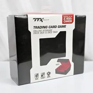 TCG Deluxe Storage Deck Box and Dice Tray - 2400+ Cards