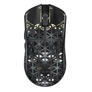 Attack Shark R5 Wireless Gaming Mouse, 39g Ultralight Mouse, 2.4G/BT/USB-C Wired Gaming Mouse, PixArt PAW3950MAX Sensor, 8000Hz Wireless Polling Rate