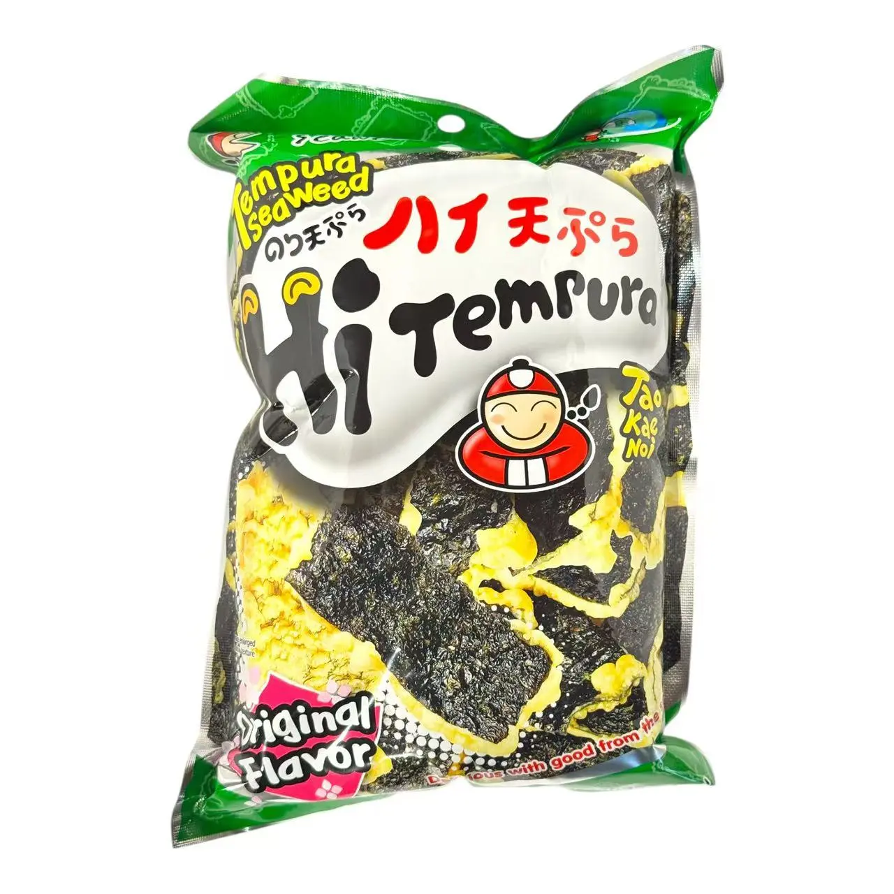 TAO KAE NOI Hi Tempura Seaweed Snacks Original Flavor,1.41 oz