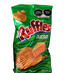 Ruffles chips with cheese and spicy flavor