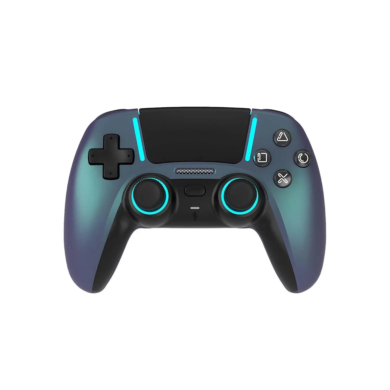 Wireless Pro Controller for PS5, No Drift Hall Effect, RGB & Gyro Controls