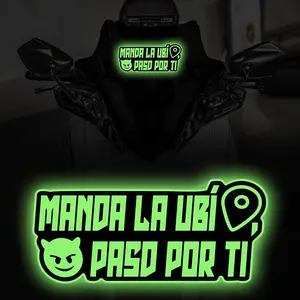 Motorcycle Luminous Sticker, Car Exterior Decorative Sticker, Car Bumper Sticker, Car Window Decal, Universal Car Exterior Accessories