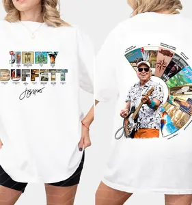 Jimmy Buffett Album Graphics Tee, Retro Jimmy Buffett 90s Shirt, Gift For Fan, For Men And Women