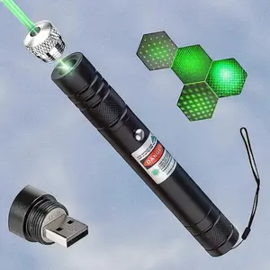 2024 Long Range Green Laser Pointer with USB Charging Cable, Laser Pointer High Power, Laser Pointer for Indoor Meetings, Presentation