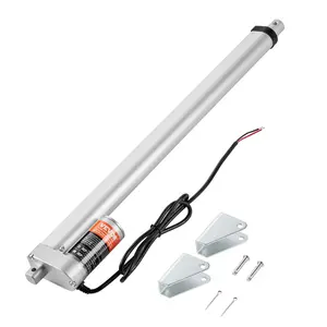 VEVOR Linear Actuator 12V,  18 Inch High Load 330lbs/1500N Linear Actuator, 0.19"/s Linear Motion Actuator with Mounting Bracket and IP54 Protection