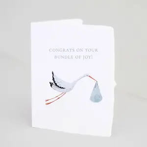 Bundle of Joy | Baby Boy Folded Greeting Card