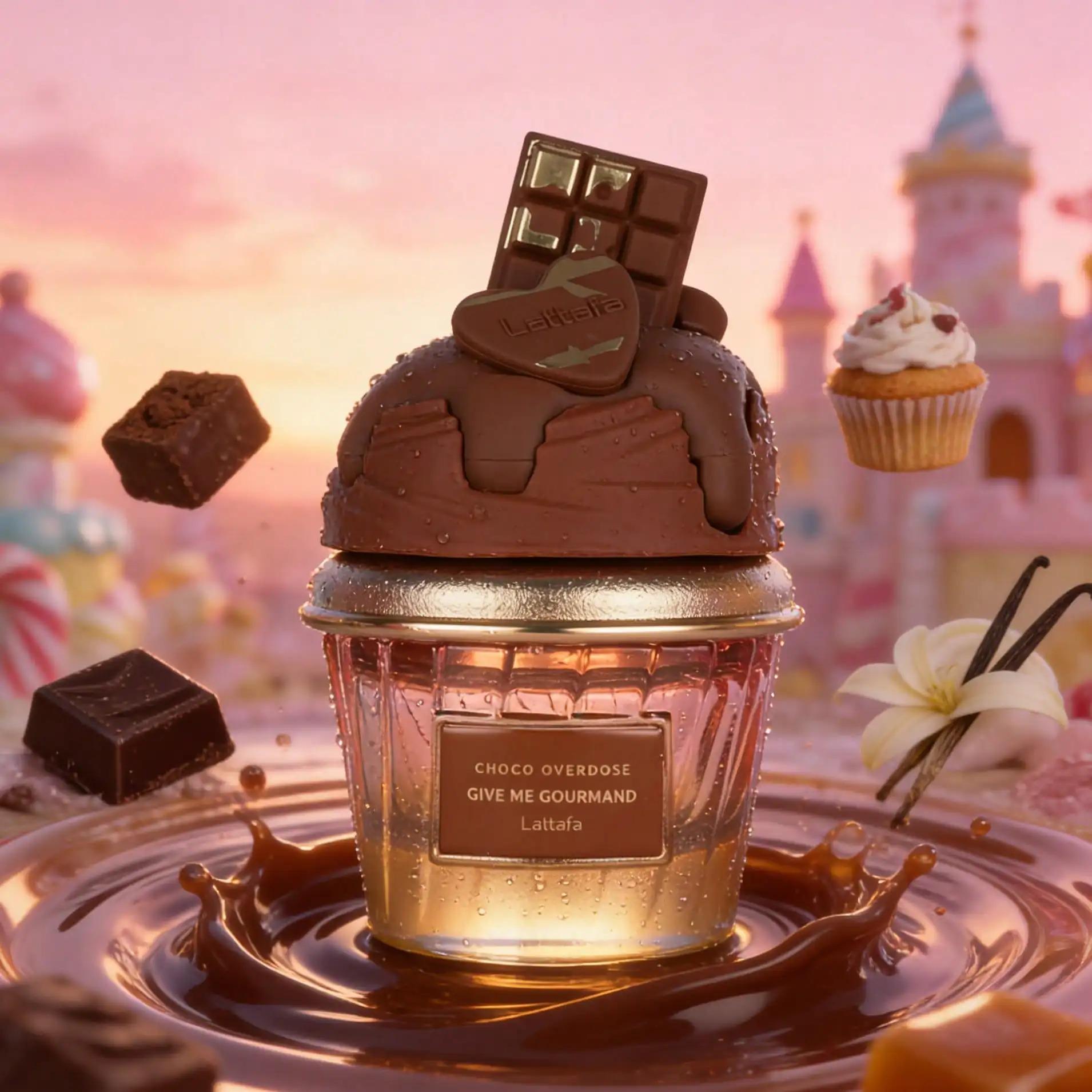 Lattafa CHOCO OVERDOSE Women's perfume, 2.53oz/75ml