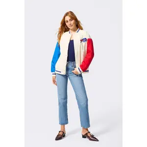 NY Bills Bomber Jacket in Team Colors