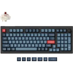 V5 Max Custom  Mechanical Gaming Keyboard with Number Pad, 96% Layout QMK/VIA 2.4 GHz/ 5.1/Wired, RGB Backlit Hot-Swappable Gateron Brown  for  Windows Linux