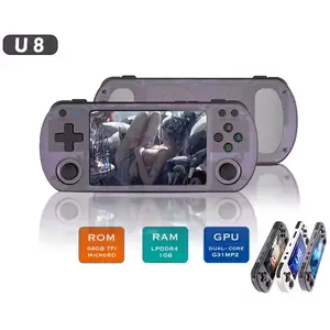 U8 Retro Handheld Game Controller - 64-Bit Processor, 4.0" HD Screen, Extended Battery Life, USB, Portable Gaming Console for Long Sessions