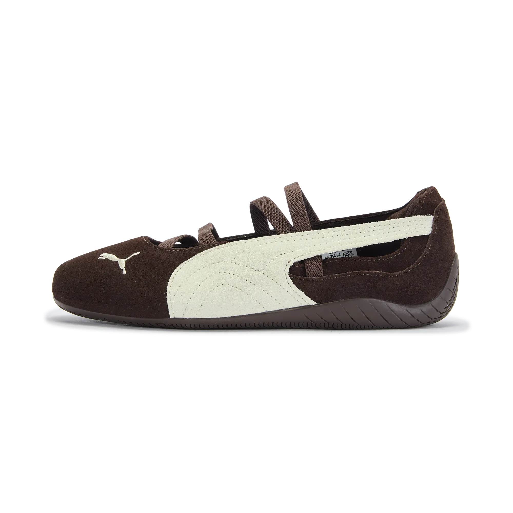 Puma Women's Speedcat Leather Slip-Ons in Dark Chocolate, Comfortable and Cushioned for Everyday Style, Casual Shoes, Women's Shoes, Ballet Flats