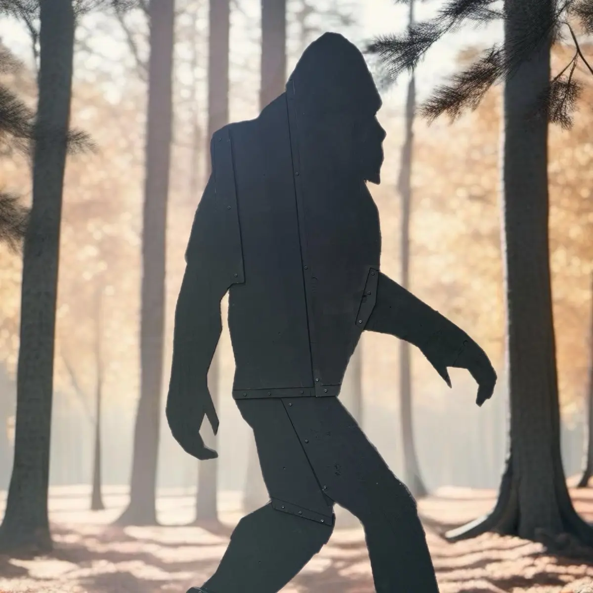 Bigfoot Yard Sasquatch Silhouette Display for Outdoor Garden Backyard Decoration