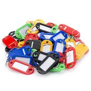 212 MAIN Assorted Large Key Tags - 100-Pack Keychain Set for Labeling Keys