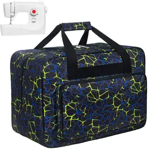 [black] Travel Storage Box Bag, Suitable carry on luggage for Sewing Machine Storage,travel bags forwoman man organizer for luggage weekend traveling,Universal Handbag Storage Bag with Pockets and Handles