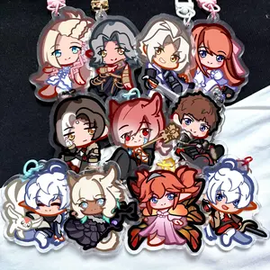 FFXIV ShadowBringers Keychain, Kawaii Gifts - Unique Keychains for Personal Style, Cute Keychains for Bags and Keys