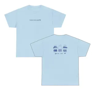 Wave To Earth Miffy Shirt New T shirt Vintage All Sizes Casual Crewneck Shortsleeve Menswear T-Shirt